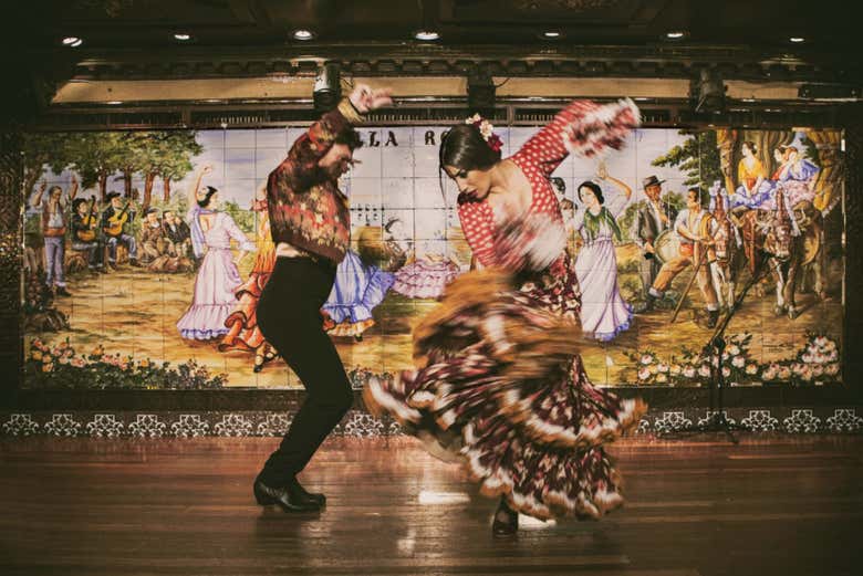 Artistas no Tablao Flamenco 1911